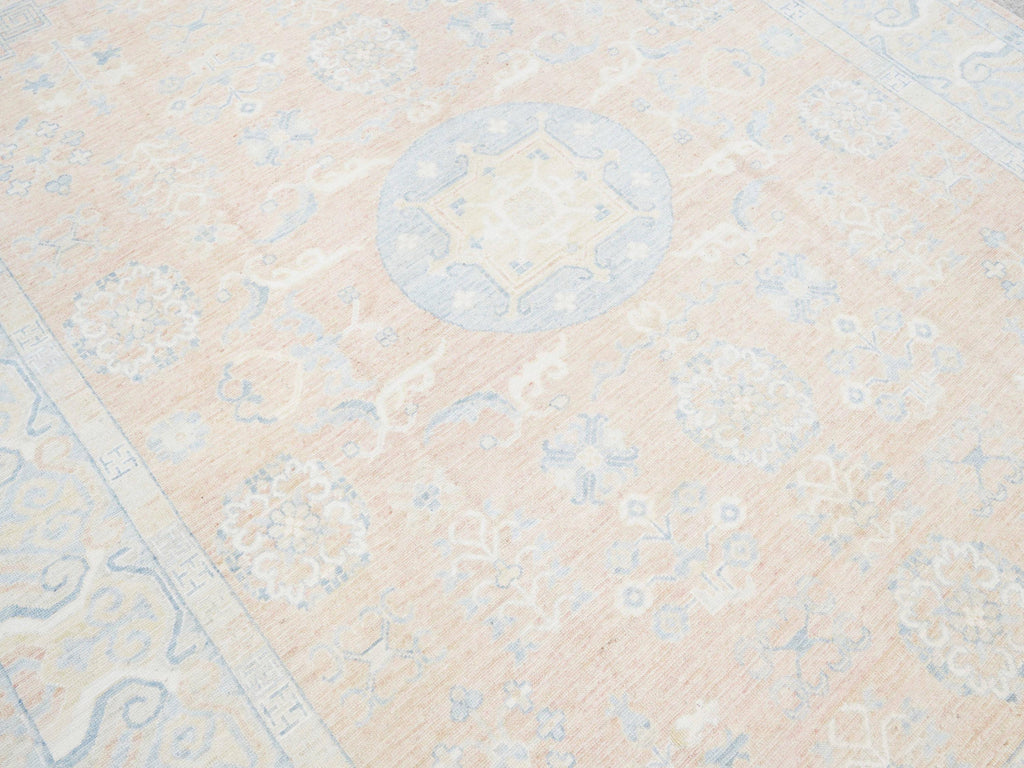 9x12 Ft Orange Oushak Rug - Handmade Area Rug - Ottoman Design