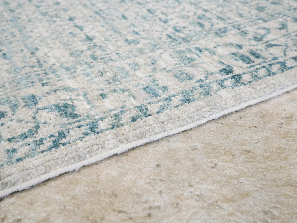 4x6 Ft Blue Heriz Rug - Afghan Handmade Oriental Rug