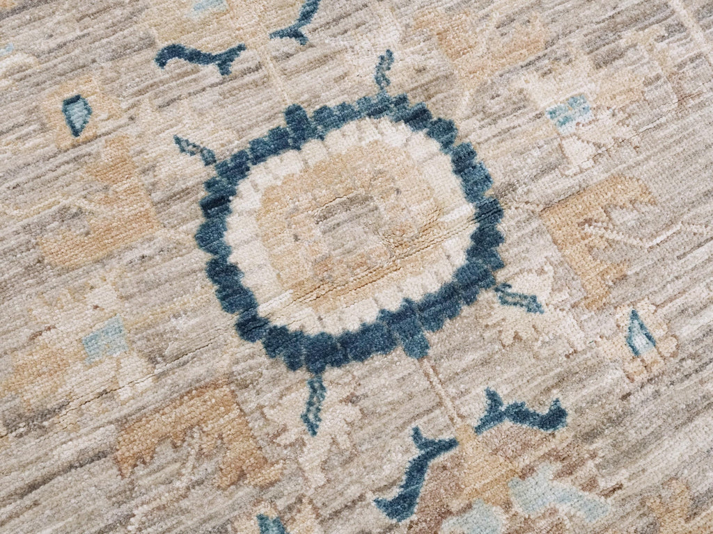 5x7 Ft Light Brown Serapi Rug - Hand Knotted Oriental Rug - Persian Style