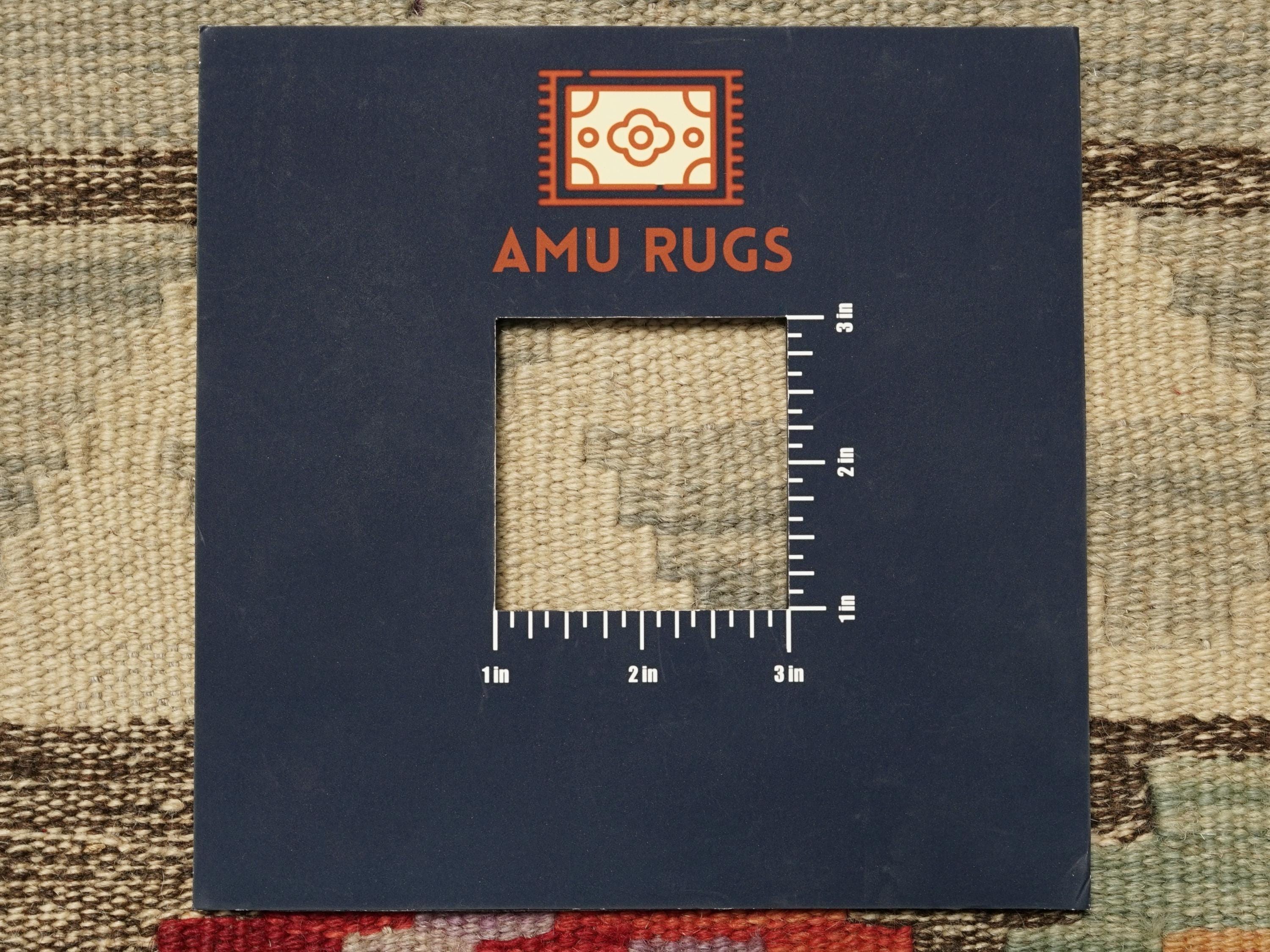 4x6 Ft Red Maimana Kilim Rug - Handwoven Afghan Flat Weave