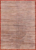 6x9 Ft Red Gabbeh Rug - Contemporary Area Rug