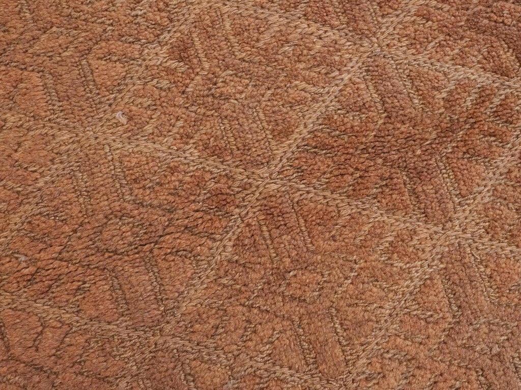 5x6 Ft Vintage Orange Tribal Kilim Rug - Hand Knotted Afghan Wool