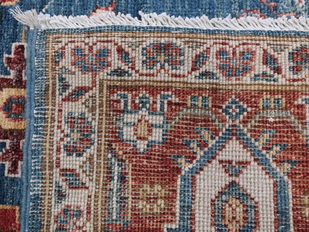 6x9 Ft Blue & Red Serapi Rug - Oriental Area Rug - Persian Design