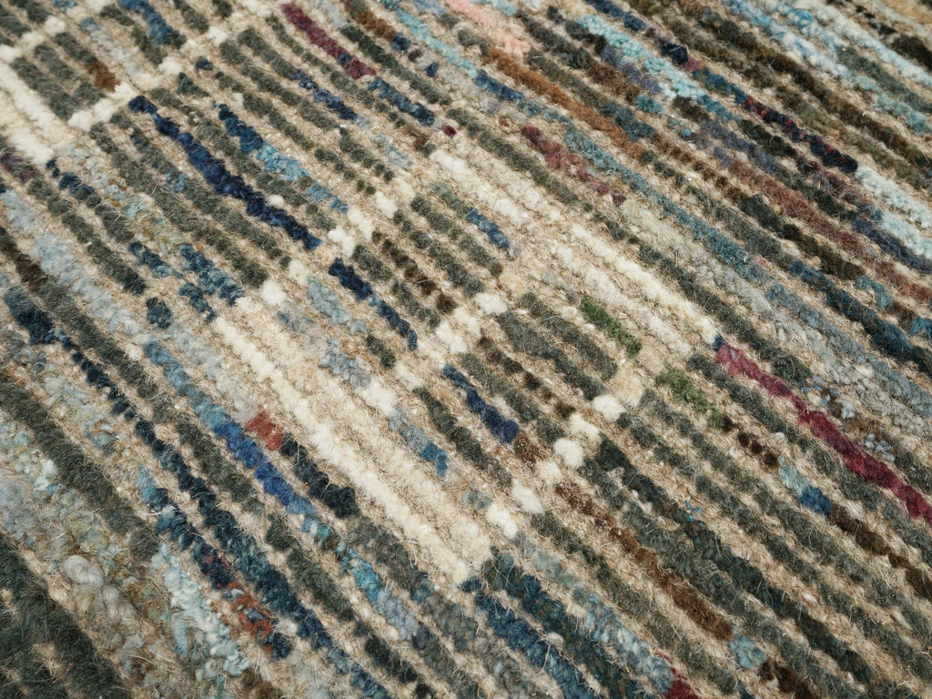 3x5 Ft Blue Moroccan Rug - Hand Knotted Area Rug
