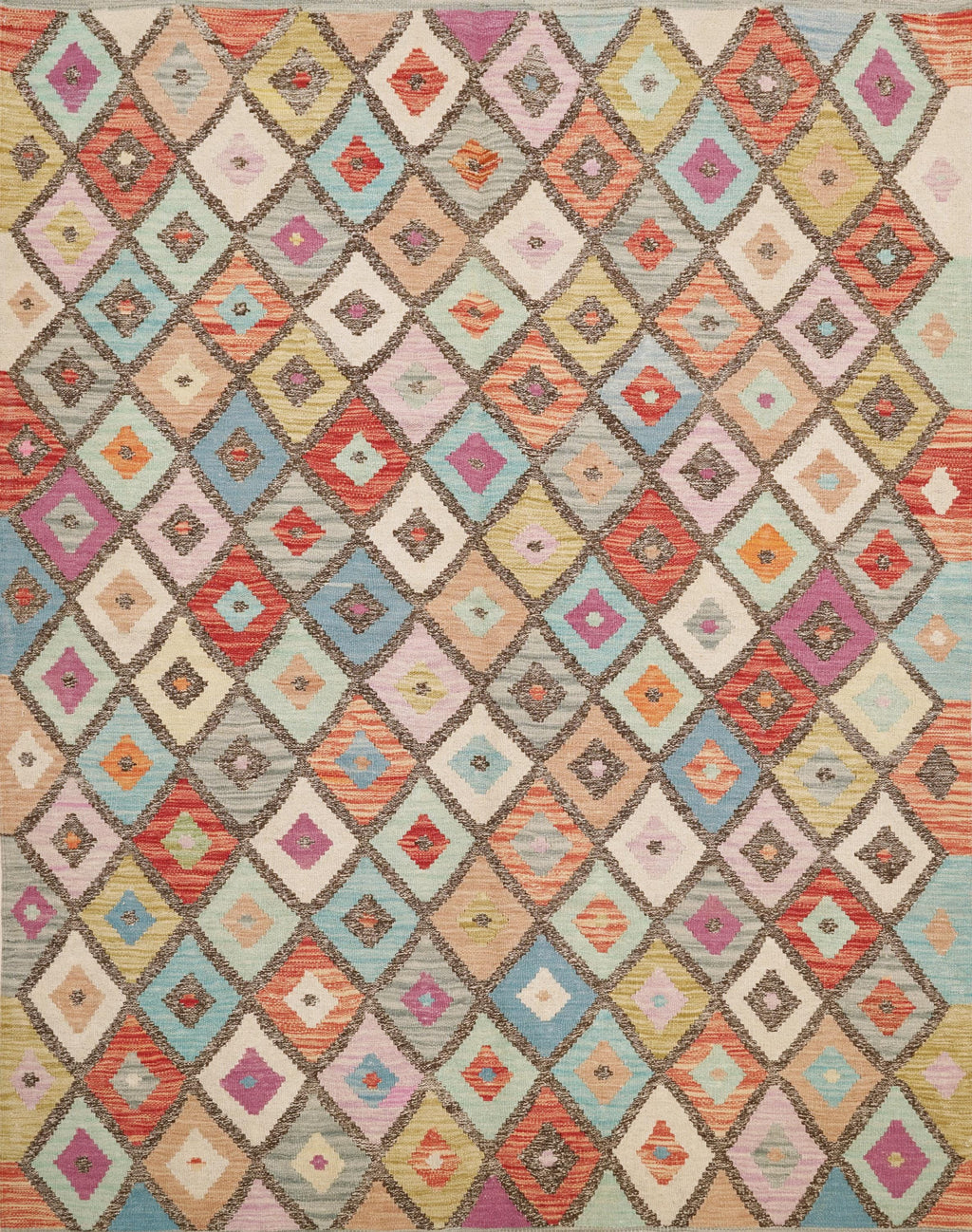 5x6 Ft Maimana Kilim Rug - Afghan Flat Weave