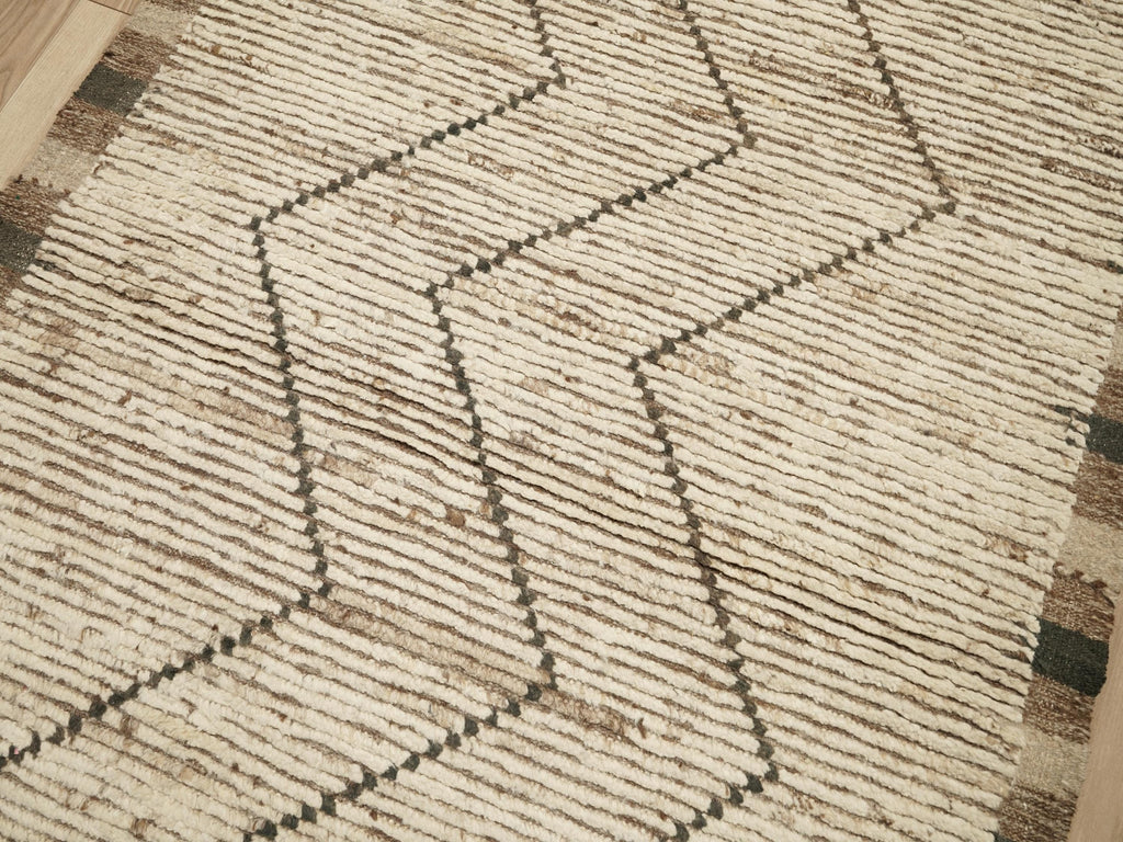 10 Ft Handmade Moroccan Runner Rug - Afghan Wool Rug