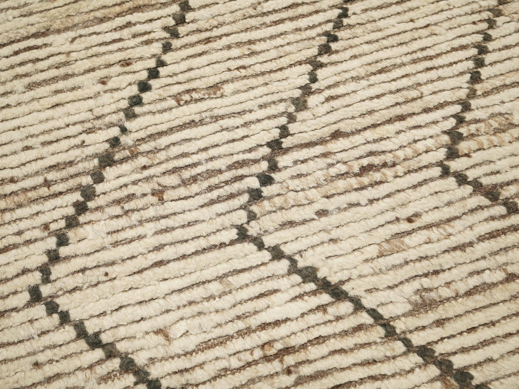 10 Ft Handmade Moroccan Runner Rug - Afghan Wool Rug