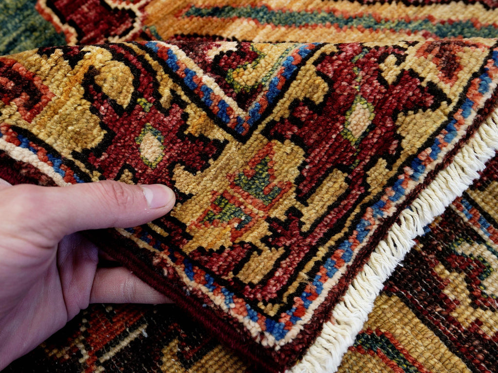 3x5 Ft Brown Bidjar Rug - Handmade Afghan Wool Rug