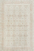 4x6 Ft Beige Heriz Rug - Handmade Vintage Oriental Rug
