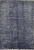 2x3 Ft Gray Gabbeh Rug - Hand Knotted Wool Accent Rug