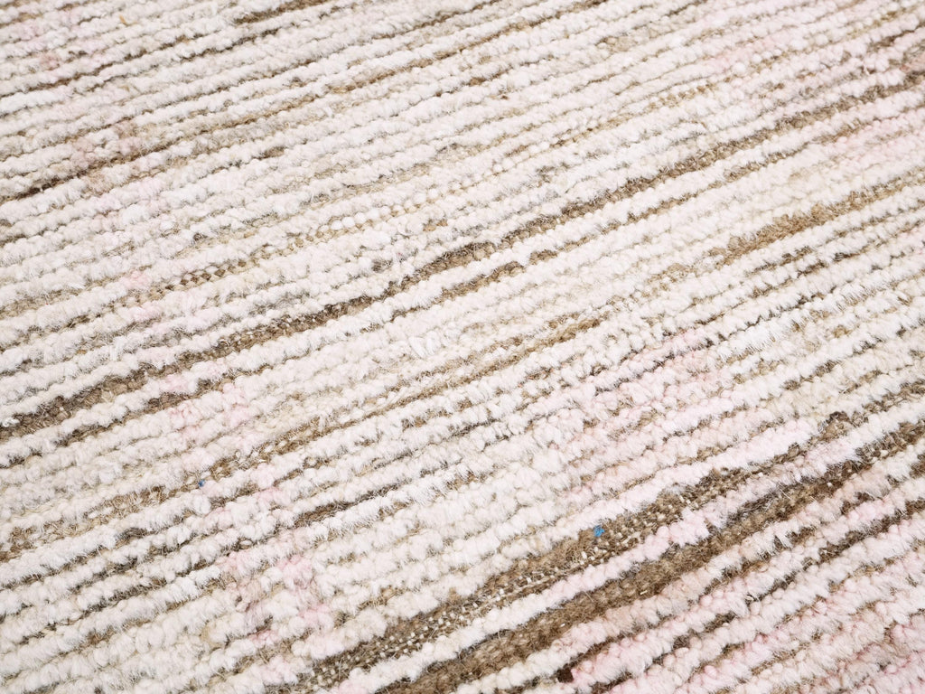 8x10 Ft Pinkish Beige Moroccan Rug - Afghan Handmade Wool Rug