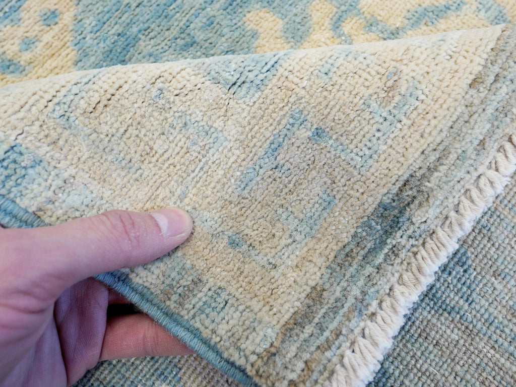 6x10 Ft Antique Serapi Rug - Blue Persian Rug