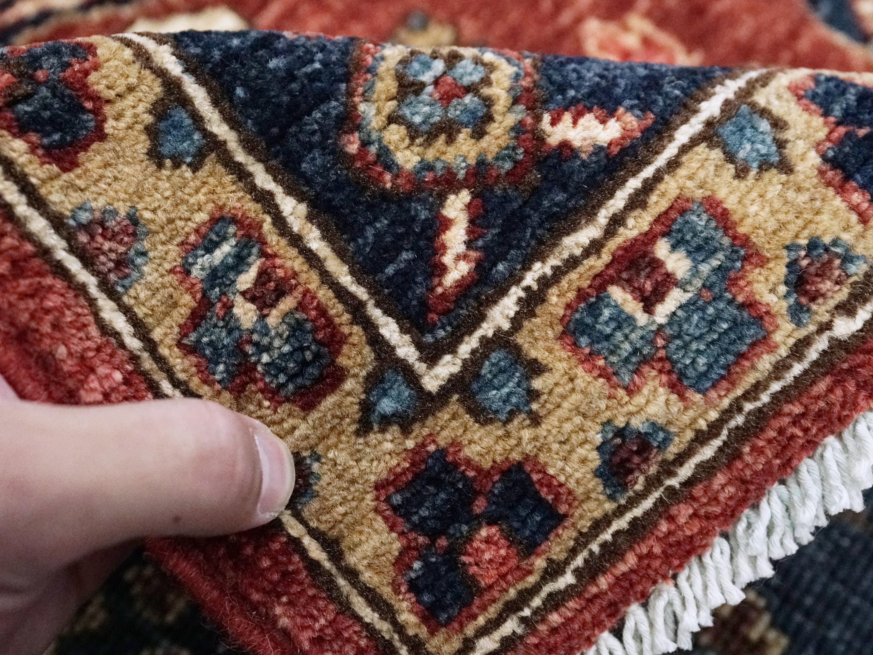 6x9 Ft Red Bidjar Rug - Hand Knotted Afghan Oriental Rug