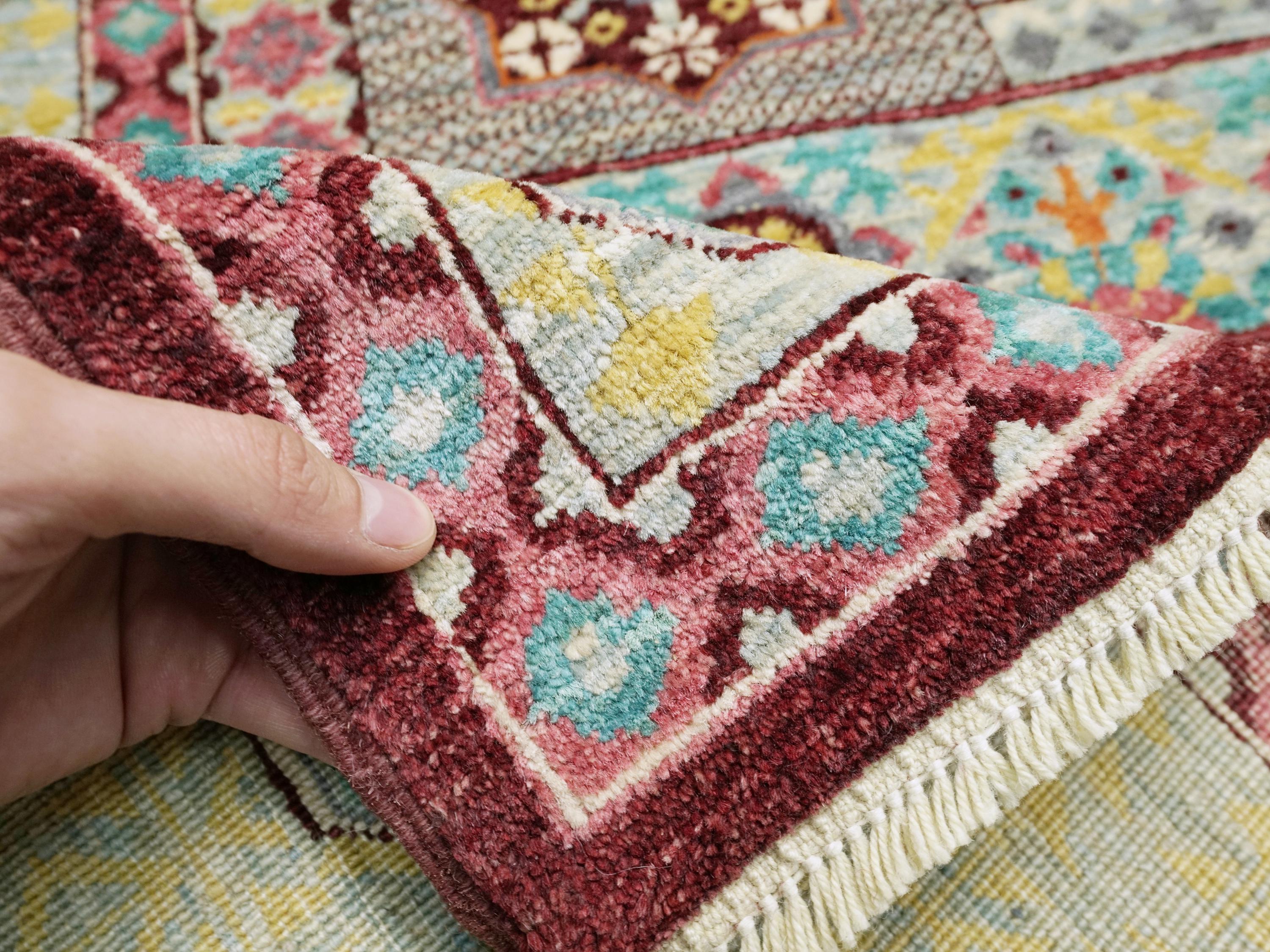 6x8 Ft Mamluk Rug - Traditional Hand Knotted Area Rug
