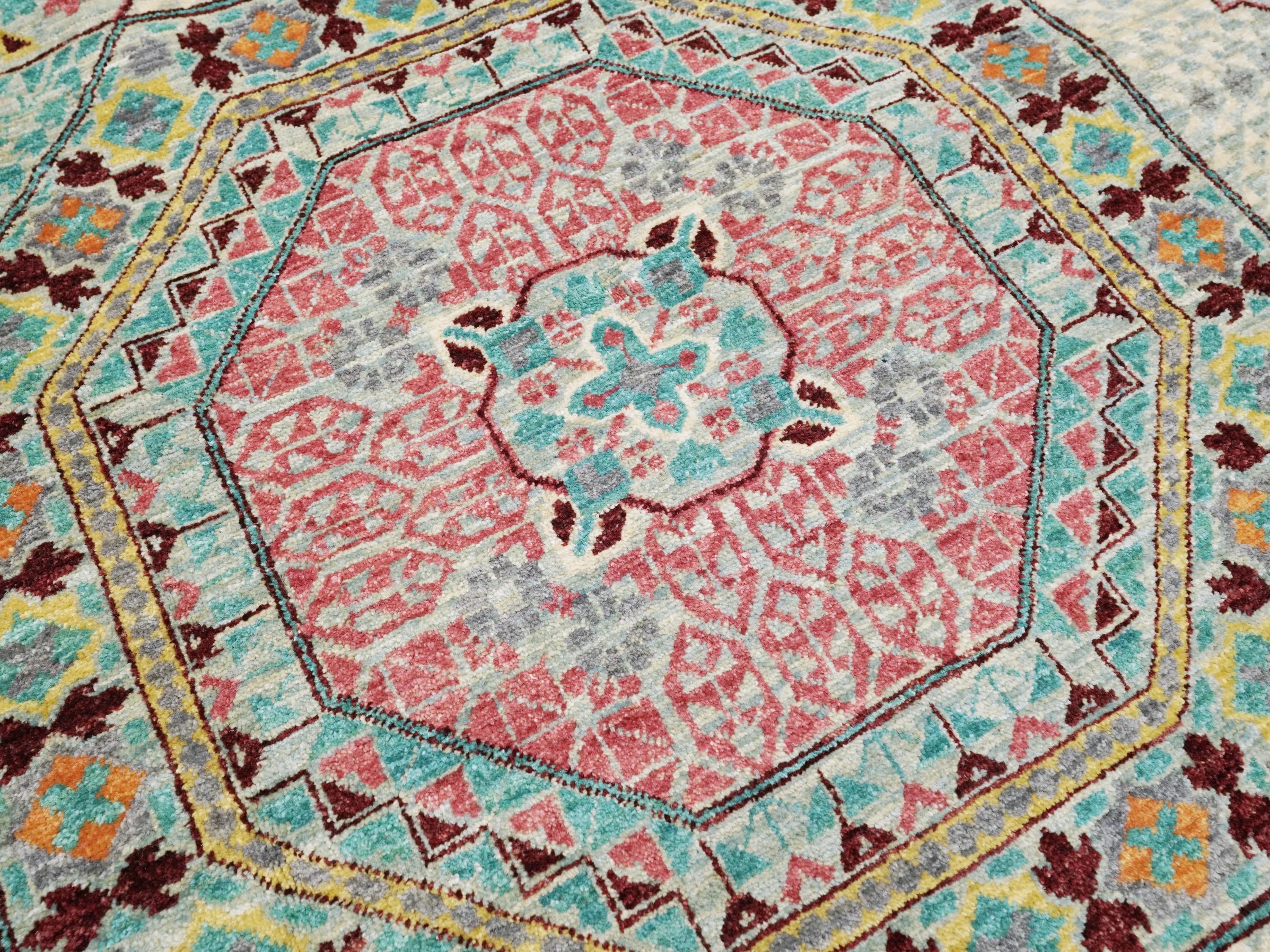 6x8 Ft Mamluk Rug - Traditional Hand Knotted Area Rug