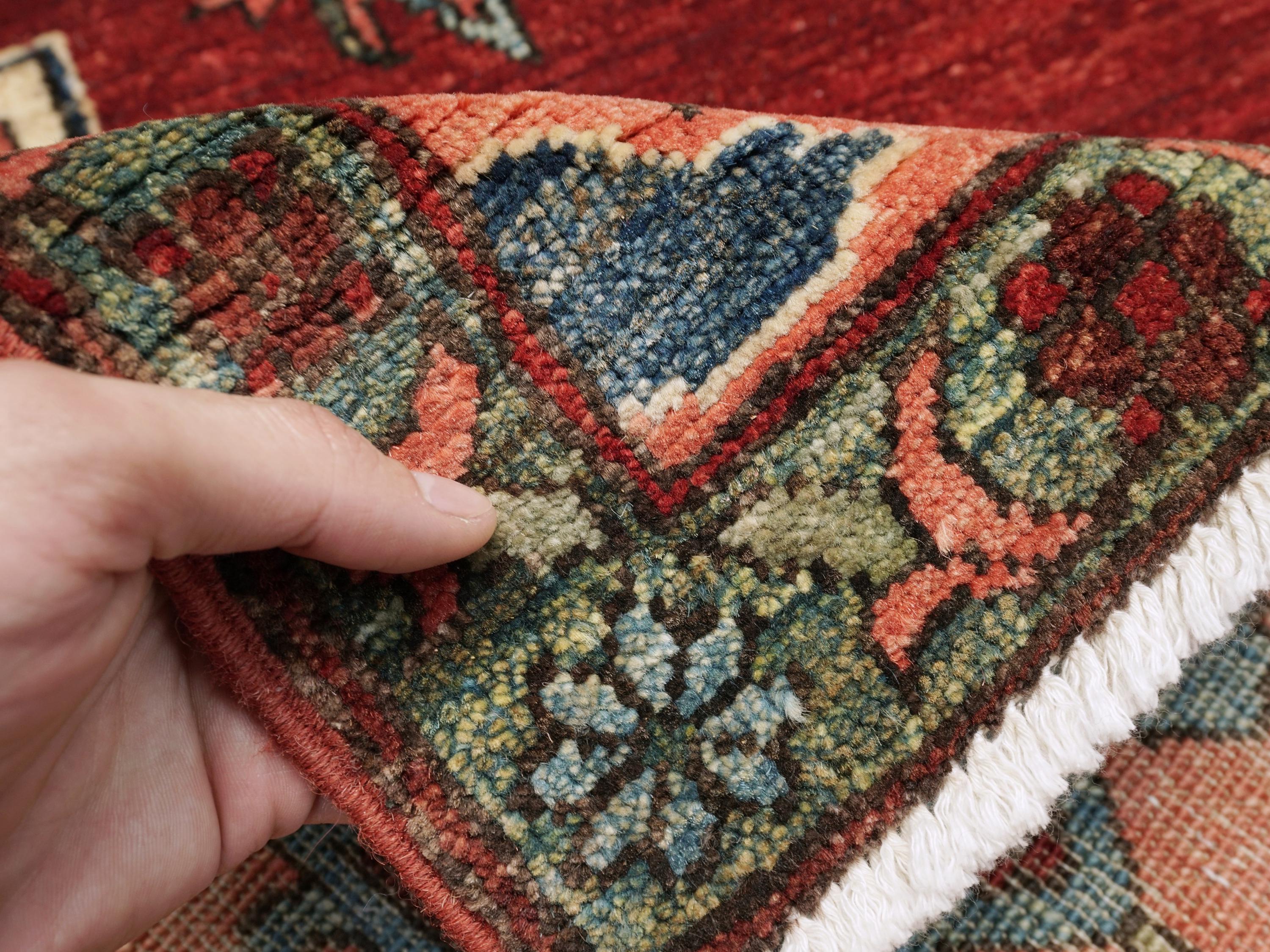 6x9 Ft Red Bidjar Rug - Oriental Wool Area Rug
