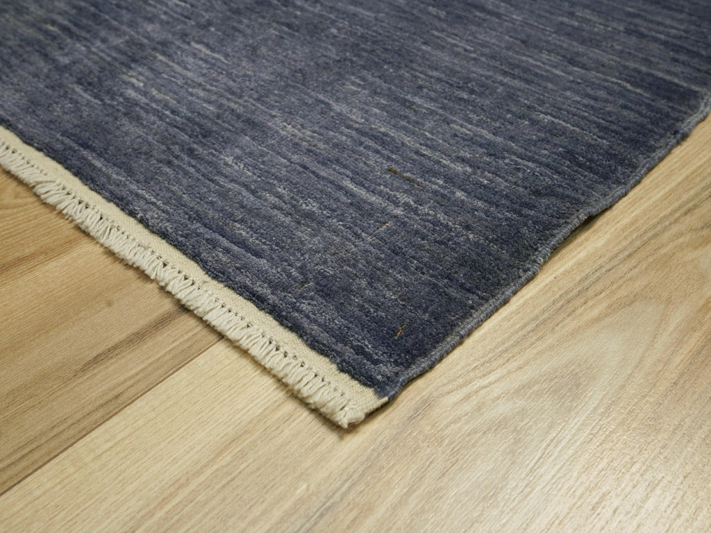 2x3 Ft Gray Gabbeh Rug - Hand Knotted Wool Accent Rug
