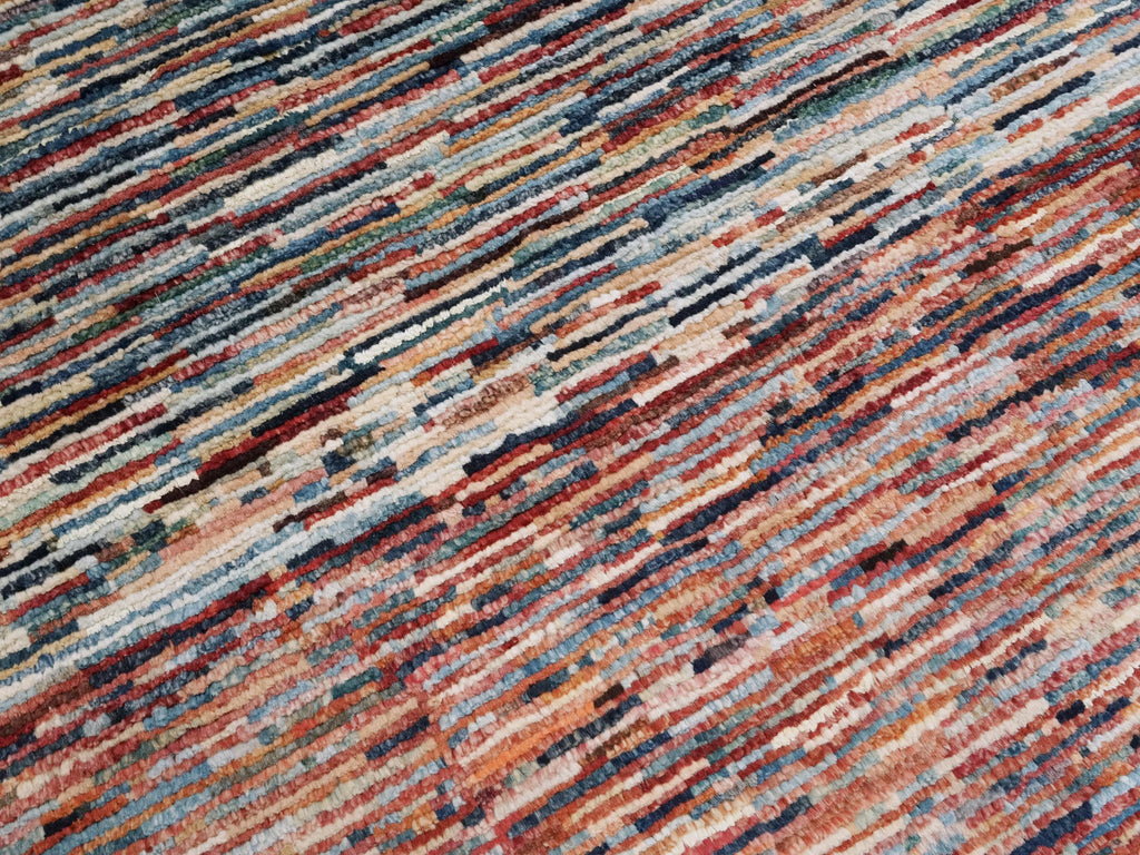 6x8 Ft Colorful Gabbeh Rug - Handmade Afghan Wool Area Rug
