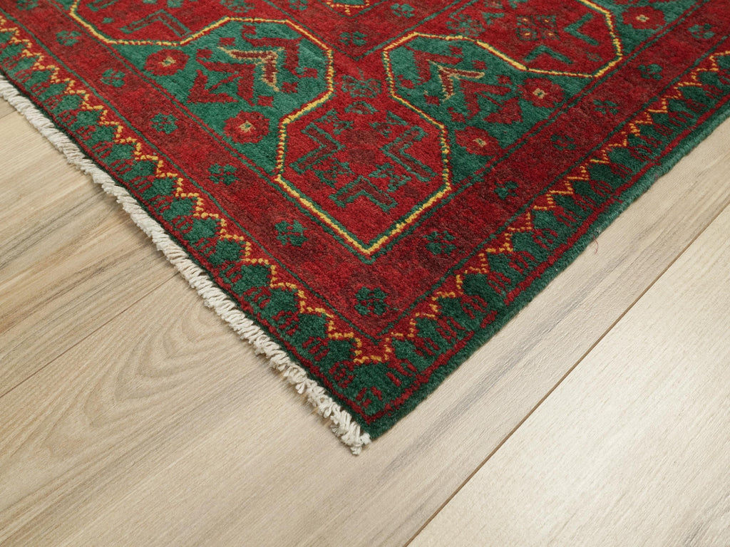 5x6 Ft Ersari Rug - Hand Knotted Oriental Rug - Turkmen Design