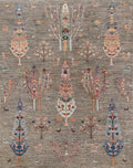 6x7 Ft Hand Knotted Tree of Life Rug - Afghan Wool Rug