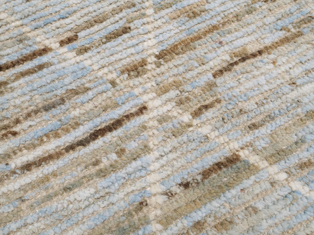 6x9 Ft Light Blue Moroccan Rug - Afghan Handmade Wool Rug