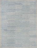 9x12 Ft Light Blue Gabbeh Rug - Hand Knotted Area Rug