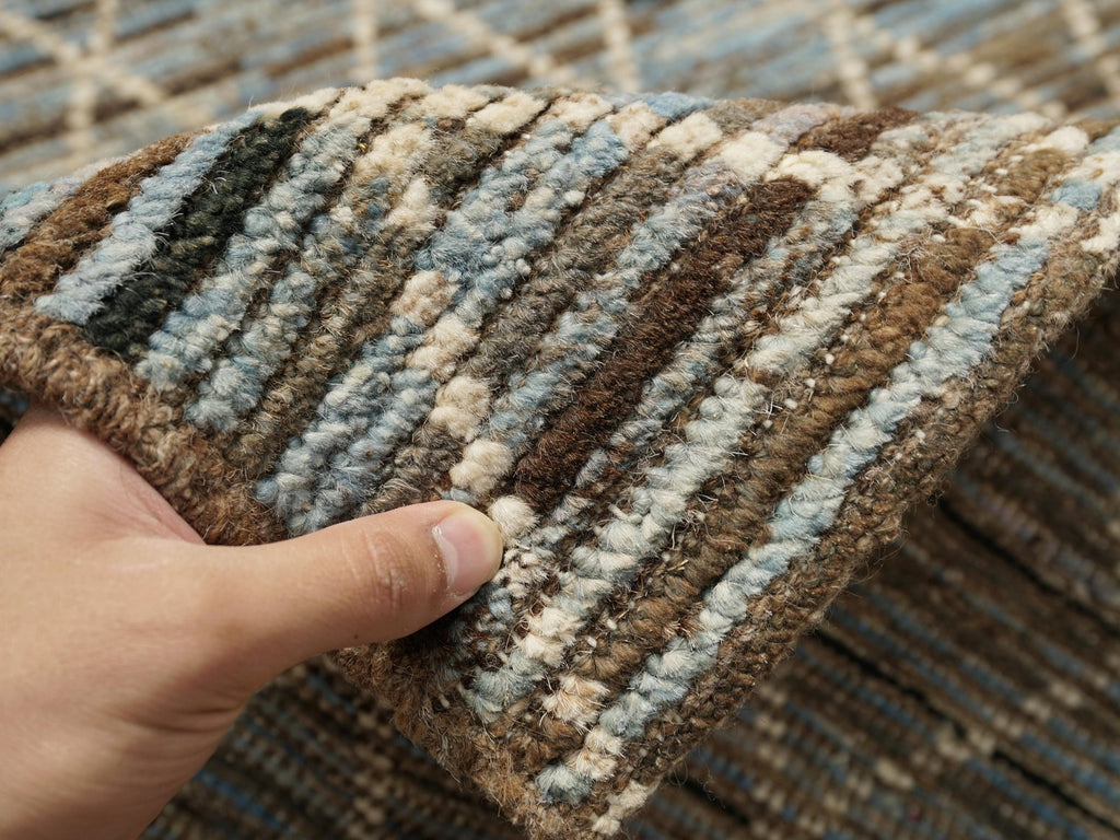 16 Ft Moroccan Runner Rug - Handmade Wool Rug