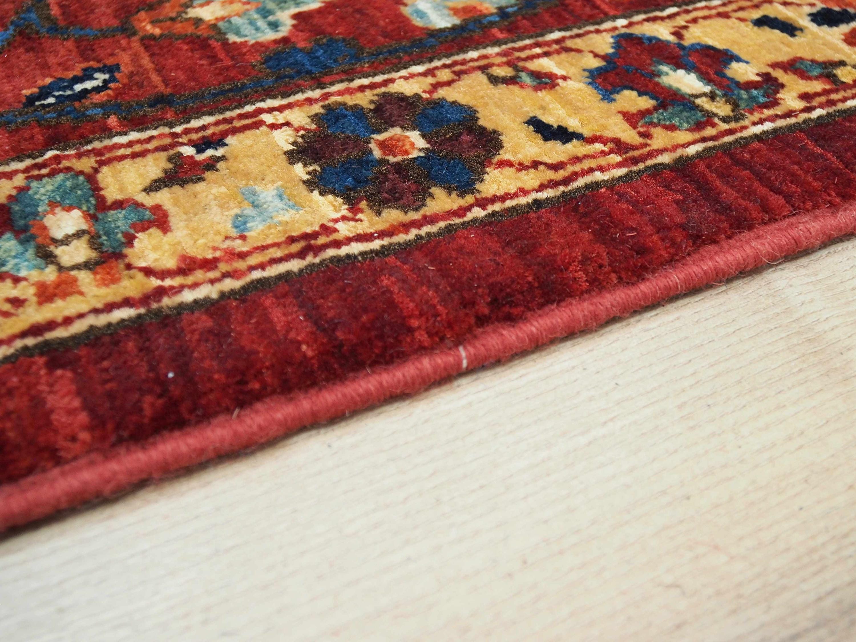 10x14 Ft Red Serapi Rug - Hand Knotted Wool Medallion Rug