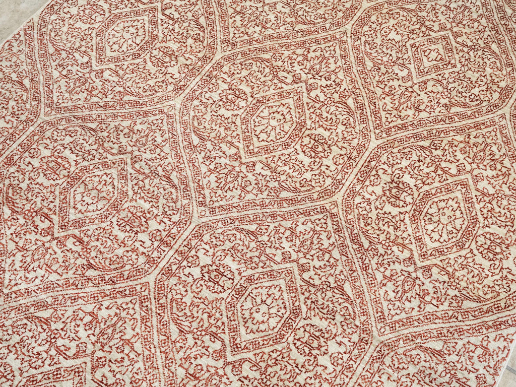 4x6 Ft Hand Knotted Red Gabbeh Rug - Oriental Area Rug