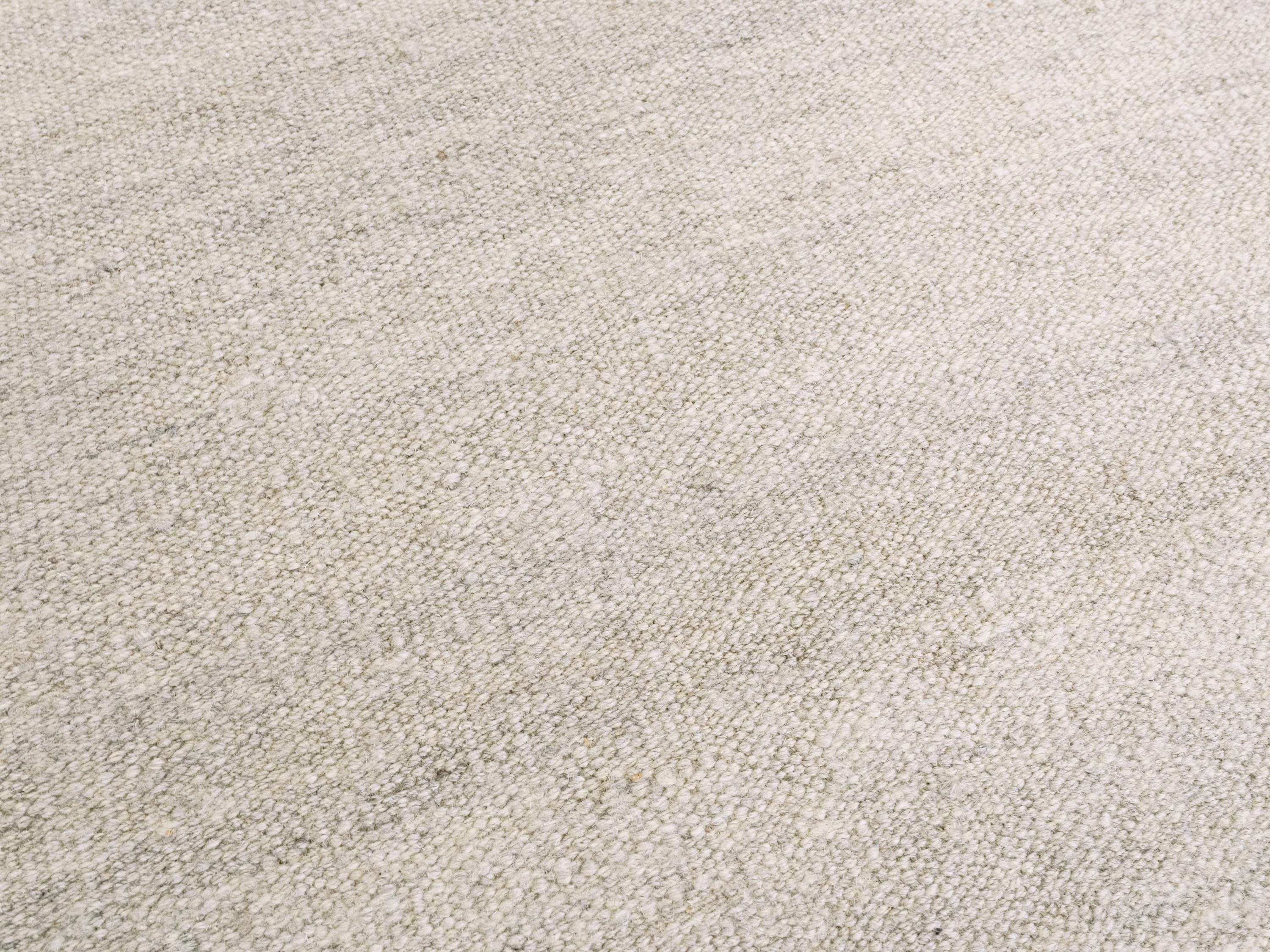 8x10 Ft Beige Kilim - Handwoven Afghan Area Rug