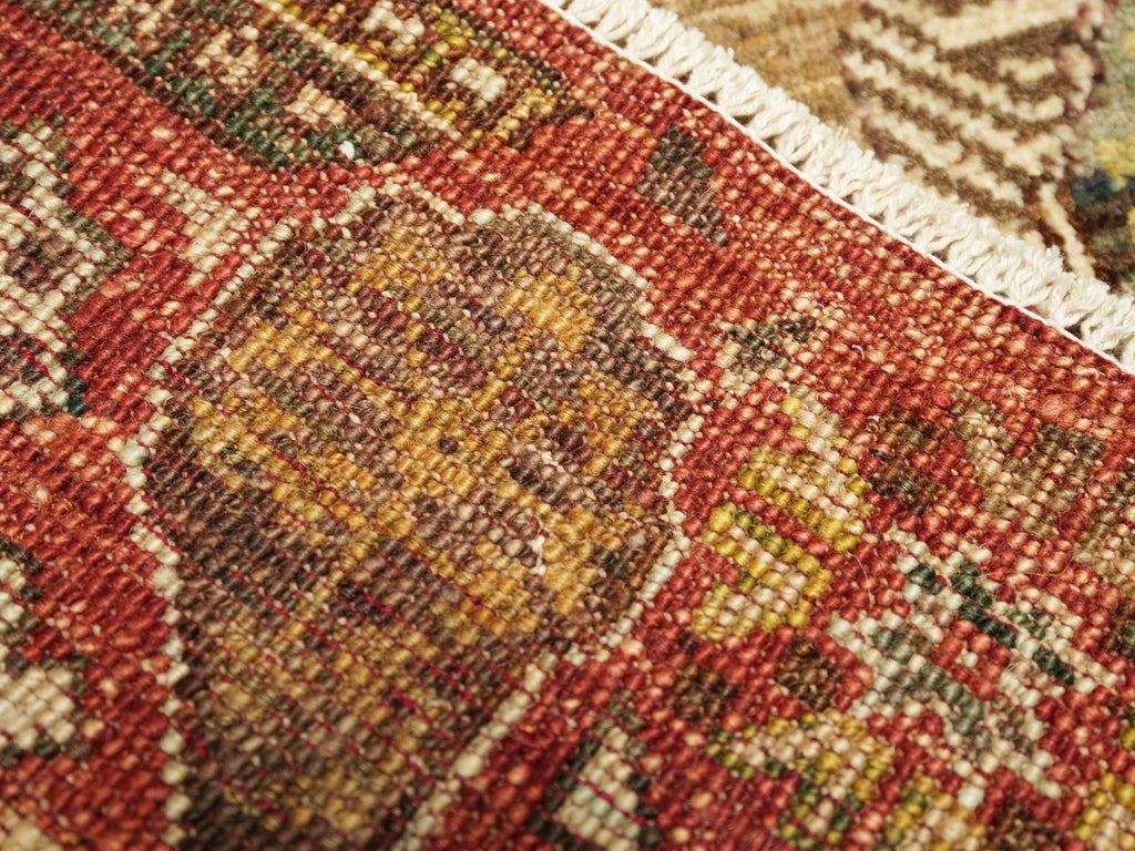 2x3 Ft Red Mamluk Rug - Hand Knotted Oriental Rug