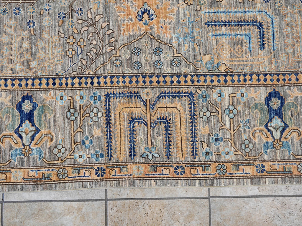 8x10 Ft Brown Serapi Rug - Hand Knotted Oriental Area Rug
