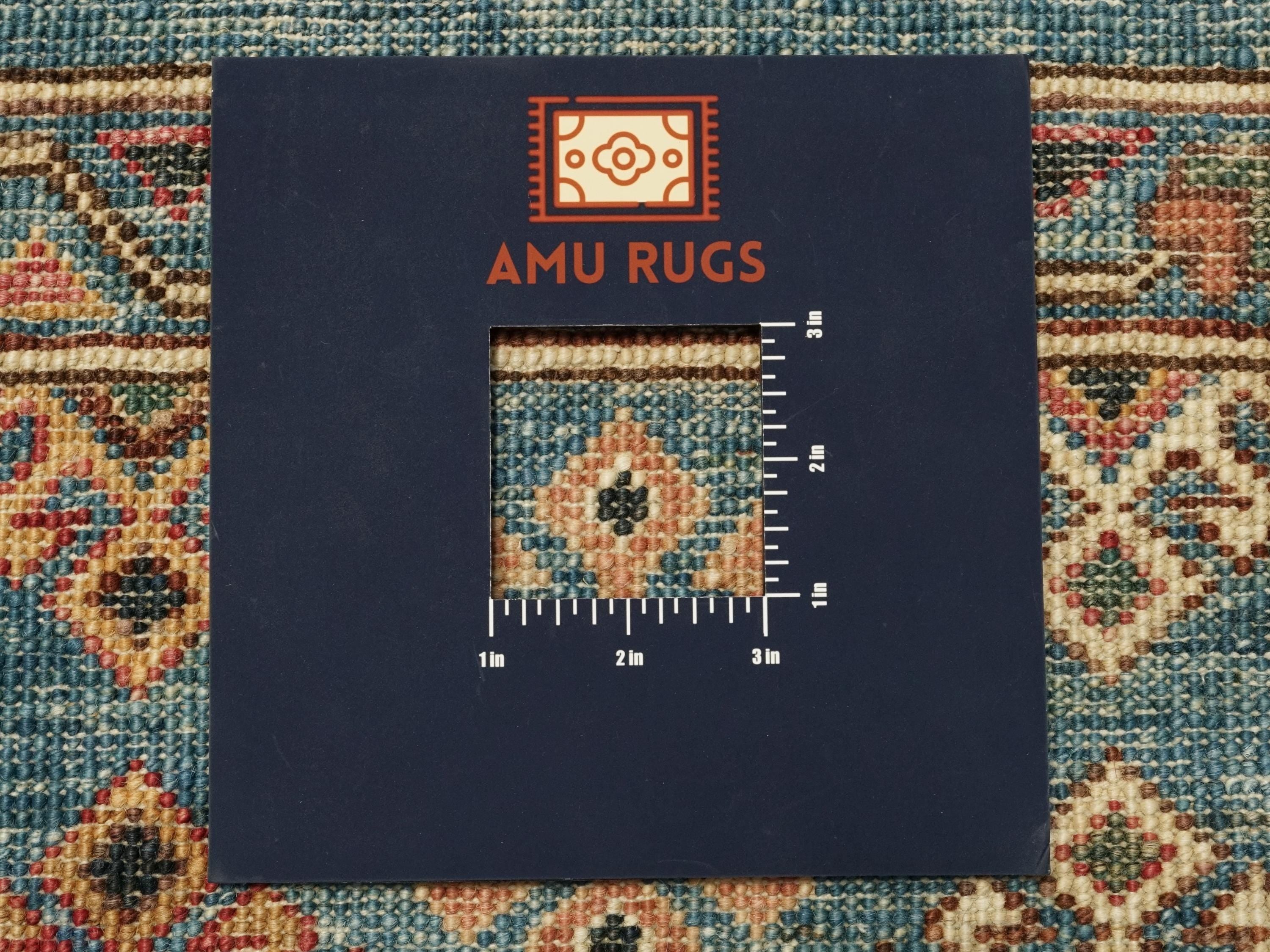 3x5 Ft Blue Khorjin Rug - Afghan Handmade Area Rug
