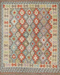 5x6 Ft Maimana Kilim Rug - Flat Weave Wool Rug