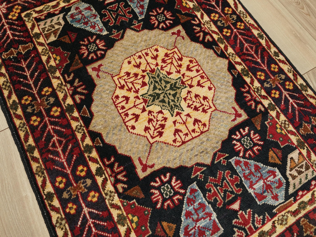 2x3 Ft Hand Knotted Mamluk Rug - Oriental Accent Rug