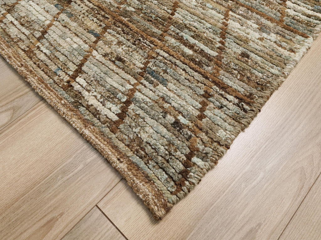 6x8 Ft Hand Knotted Moroccan Rug - Handmade Afghan Wool Rug