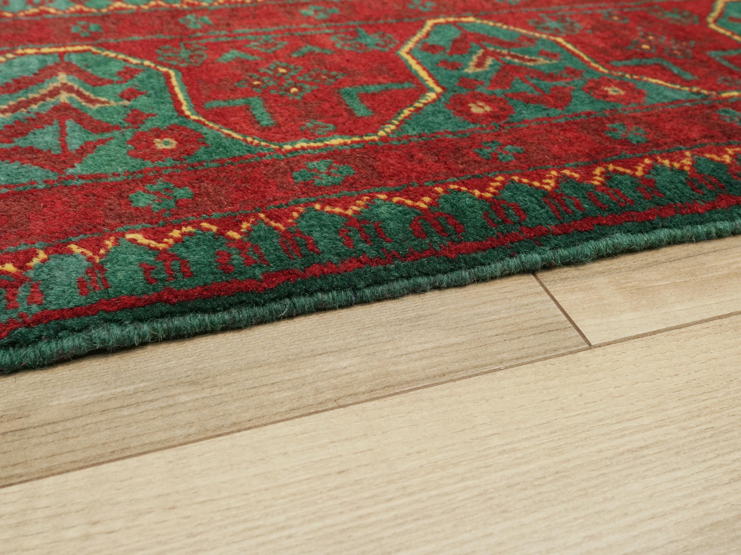 5x6 Ft Ersari Rug - Hand Knotted Oriental Rug - Turkmen Design