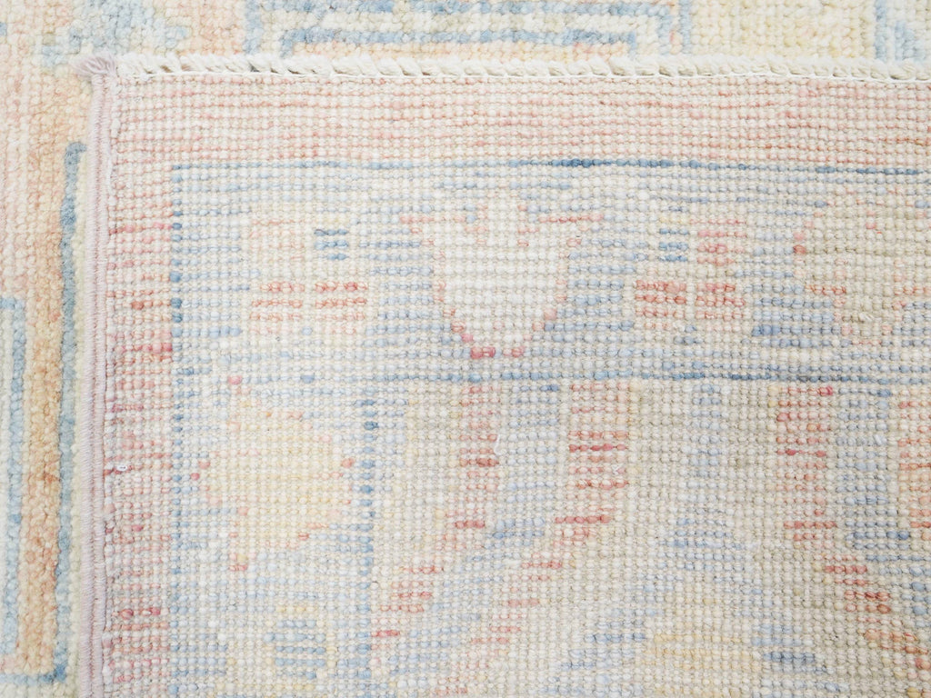 9x12 Ft Orange Oushak Rug - Handmade Area Rug - Ottoman Design