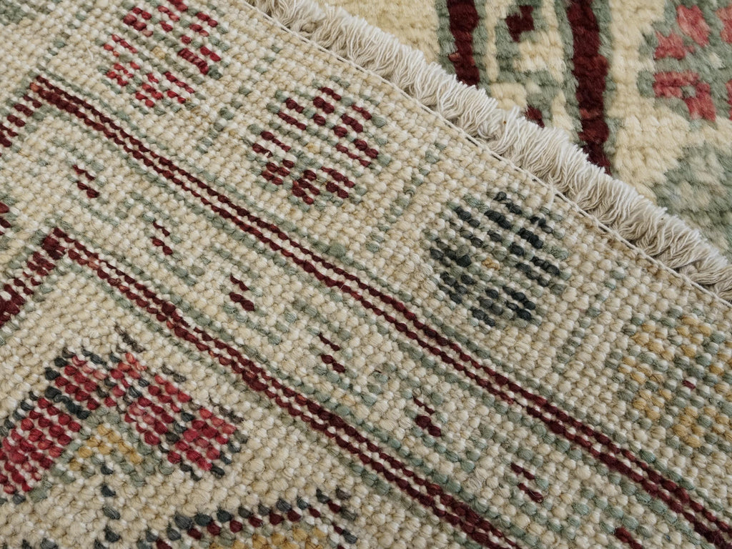 2x3 Ft Hand Knotted Gabbeh Rug - Beige Tribal Doormat