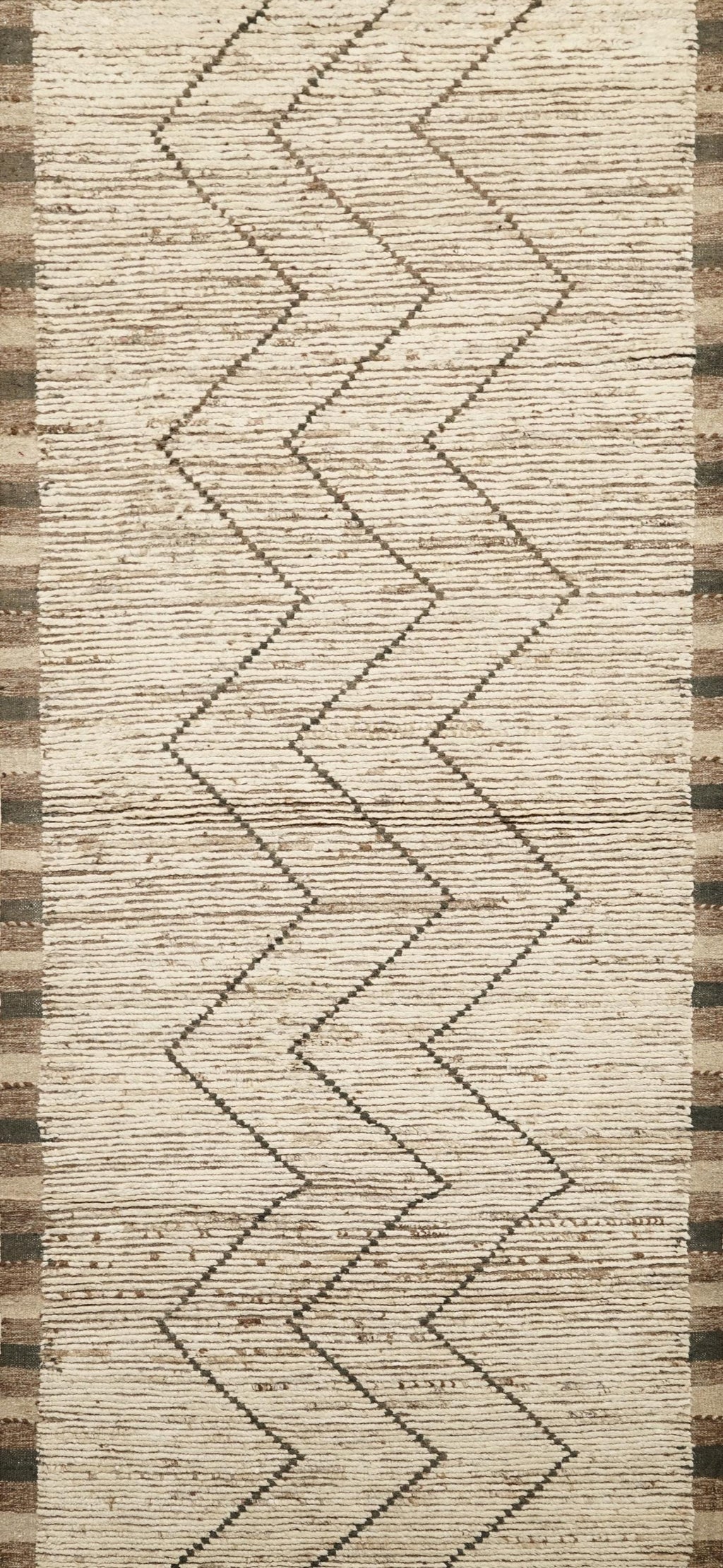 10 Ft Handmade Moroccan Runner Rug - Afghan Wool Rug