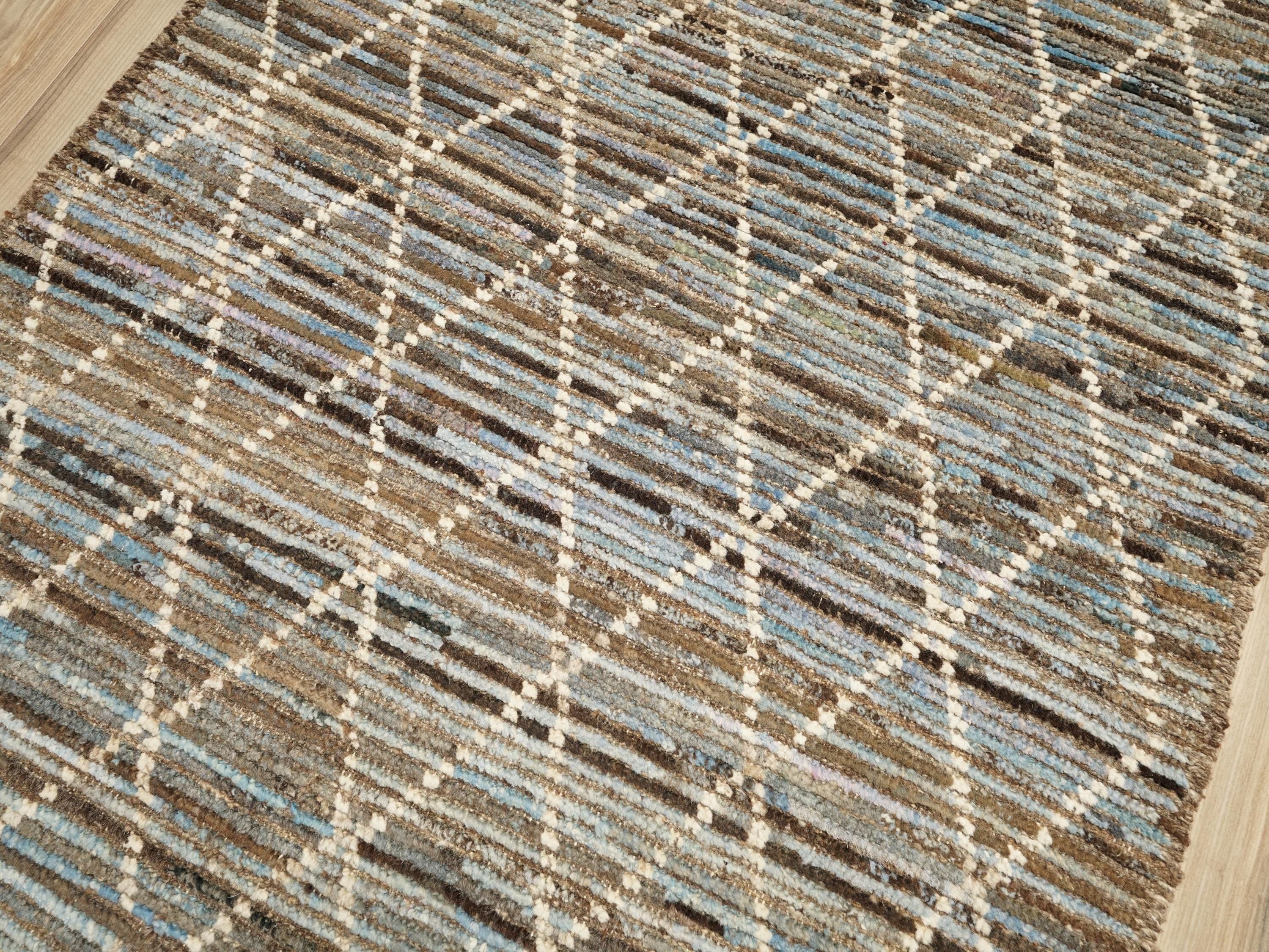 16 Ft Moroccan Runner Rug - Handmade Wool Rug