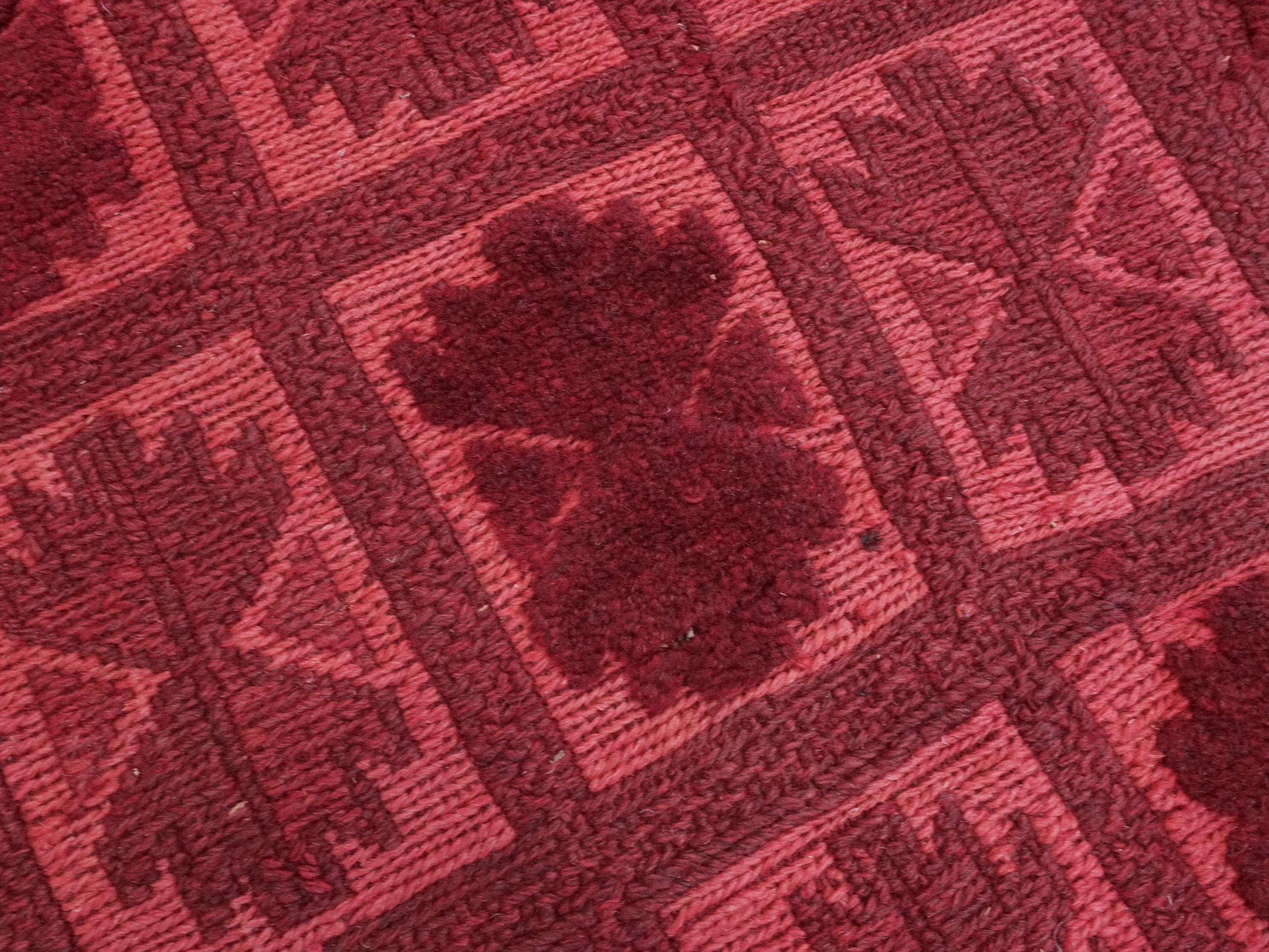 Vintage Red Tribal Kilim Rug - 6x8 Ft Hand Knotted Afghan Wool