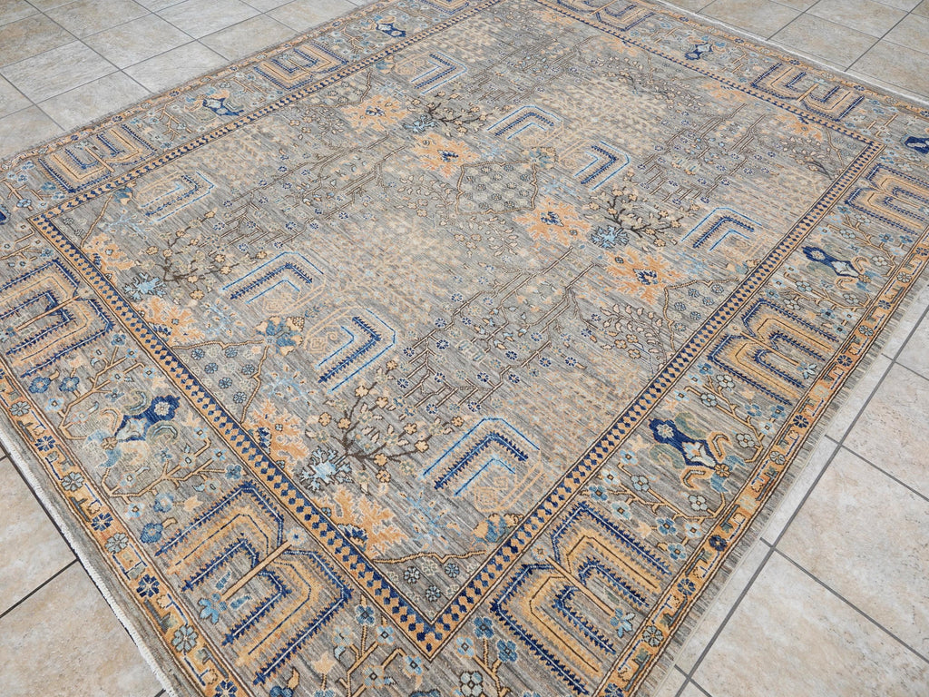 8x10 Ft Brown Serapi Rug - Hand Knotted Oriental Area Rug