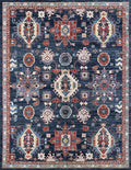6x8 Ft Blue Bidjar Rug - Hand Knotted Oriental Area Rug