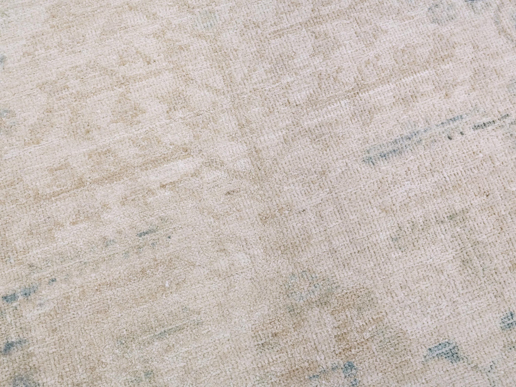 4x6 Light Beige Serapi Rug - Oriental Area Rug - Floral Design