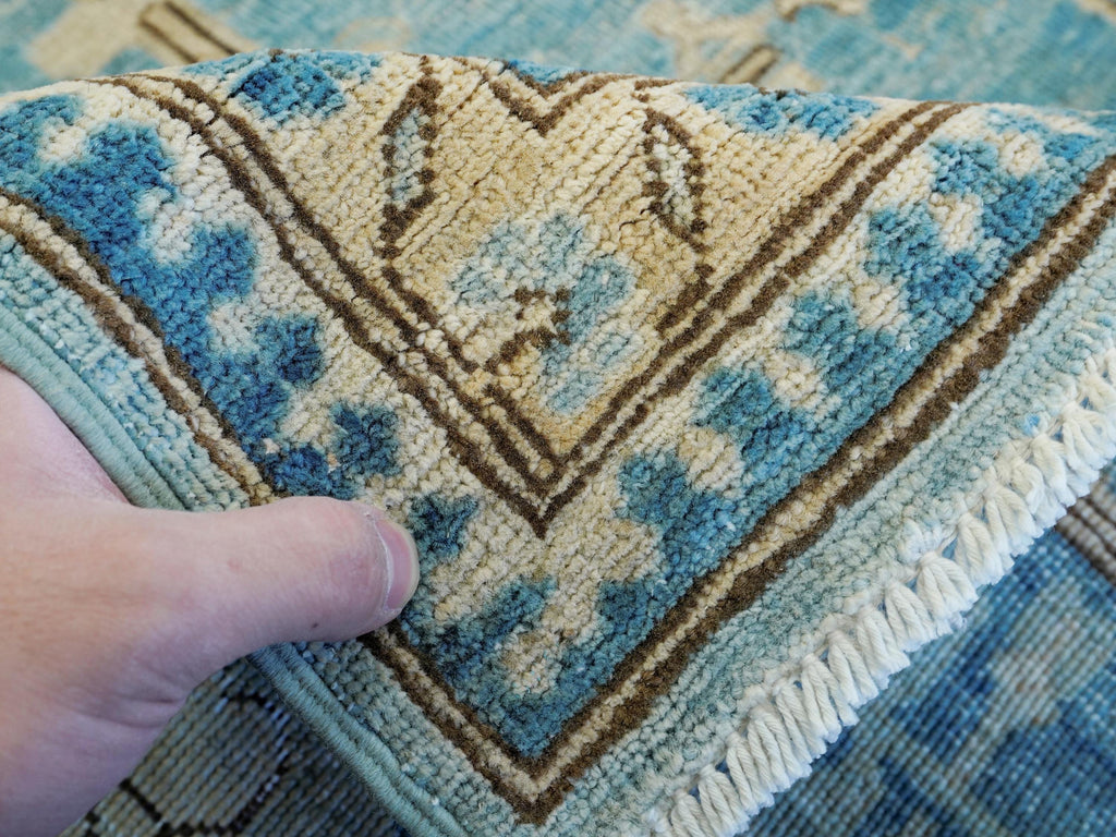 5x8 Ft Blue Heriz Rug - Afghan Wool Antique Rug