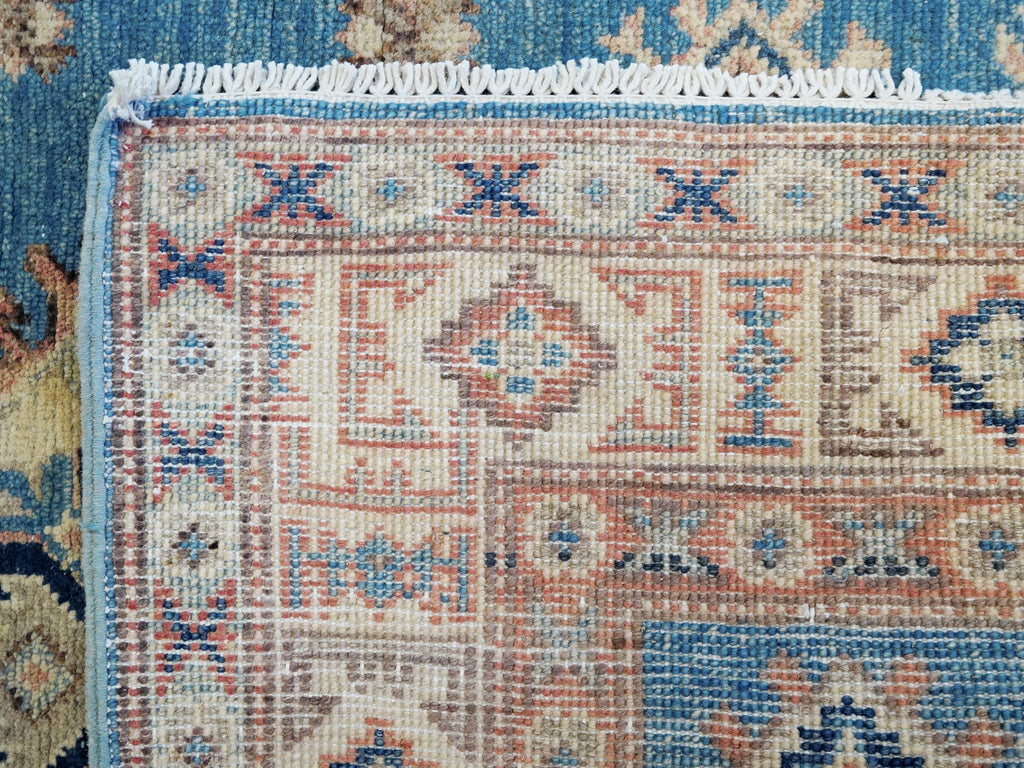 3x5 Ft Blue Serapi Rug - Oriental Wool Antique Rug - Persian Design