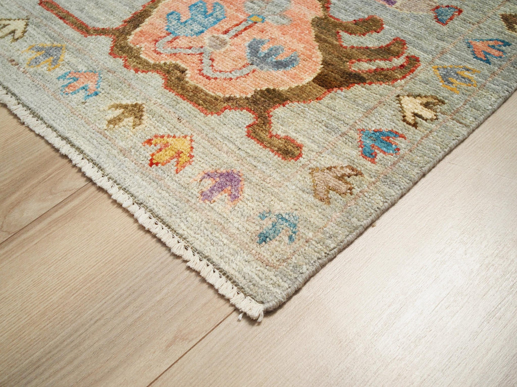 8x10 Ft Colorful Oushak Rug - Afghan Oriental Rug