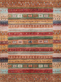 6 x 8 Ft Red Loribaft Rug - Hand Knotted Wool Tribal Area Rug