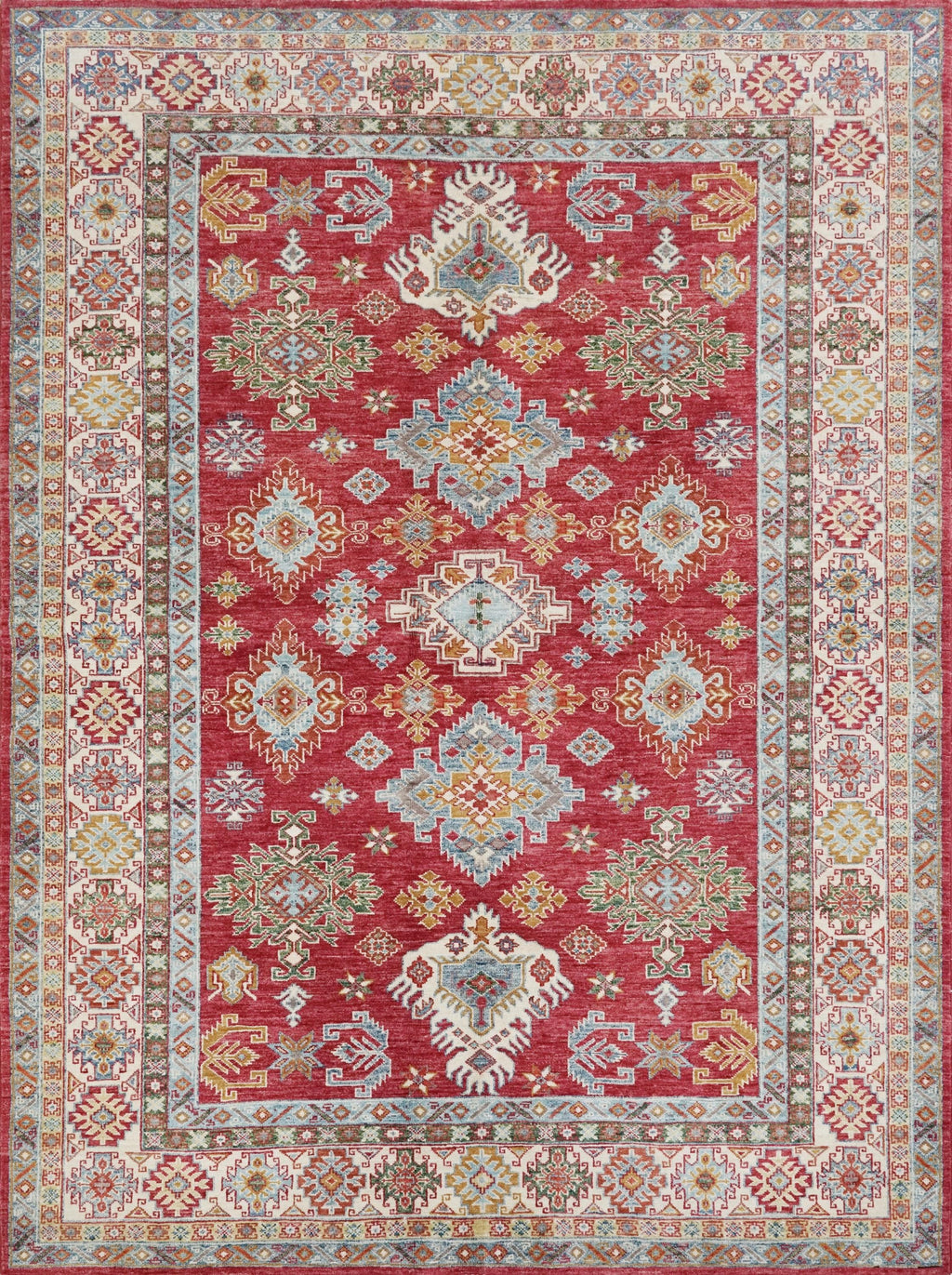 6x8 Ft Red Serapi Rug - Hand Knotted Oriental Area Rug